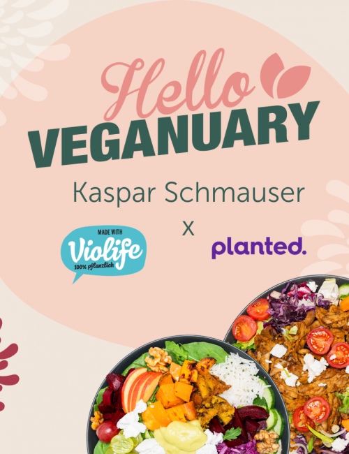 Veganuary Aktion: volle Pflanzenpower!  