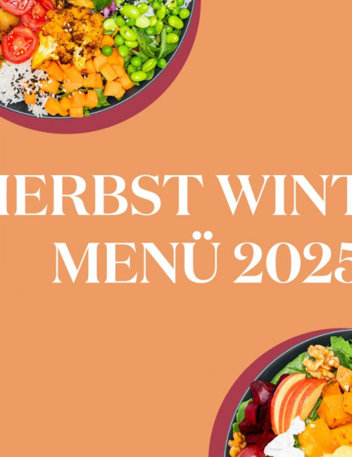 Herbsteinzug in unserem Menü